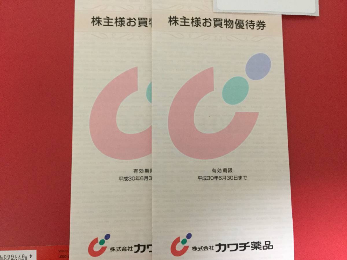 カワチ薬品　株主優待券　2冊（計10，000円分）