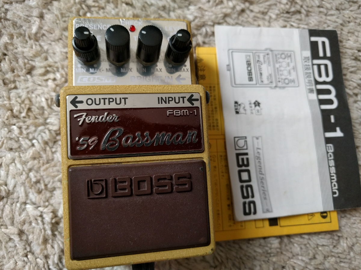 BOSS FBM-1 Fender ベースマン キズあり BOSS FBM-1 ギター