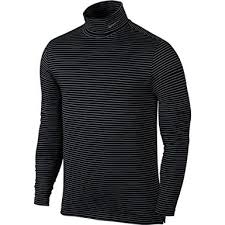 60%オフ　新品 ナイキゴルフ NIKE Golf DRI-FIT ストライプタートルネック L