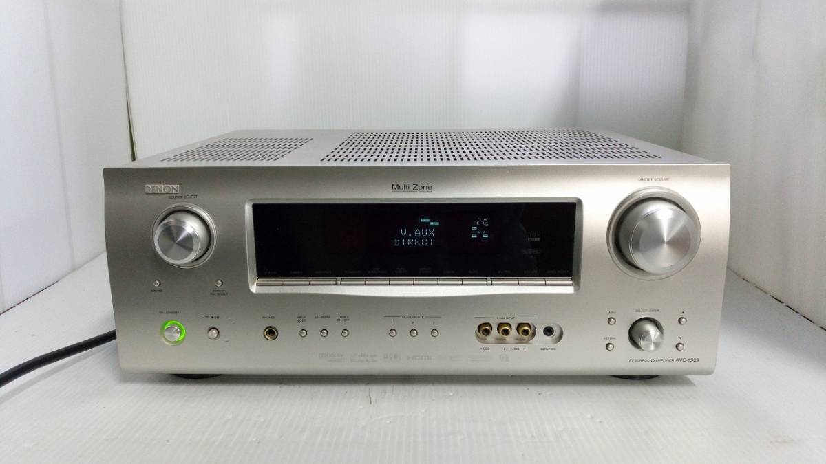 1円～売切】 DENON デノン AVC-1909 AVサラウンドアンプ No.132