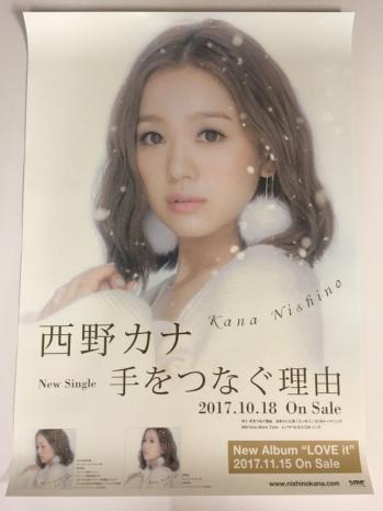 【非売品】西野カナ「手をつなぐ理由」告知 ポスター レア 販促 ポスター 西野カナ 手をつなぐ理由 : 非売品西野カナ「手をつなぐ理由