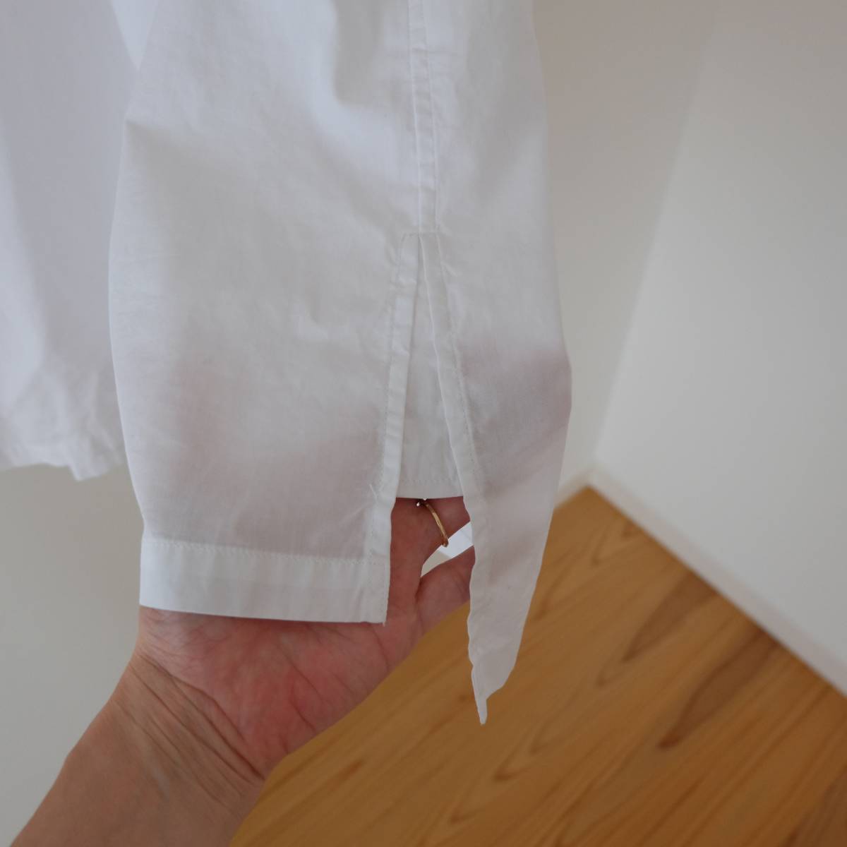 美品！GRANDMA MAMA DAUGHTER グランマママドーター　ロングシャツ