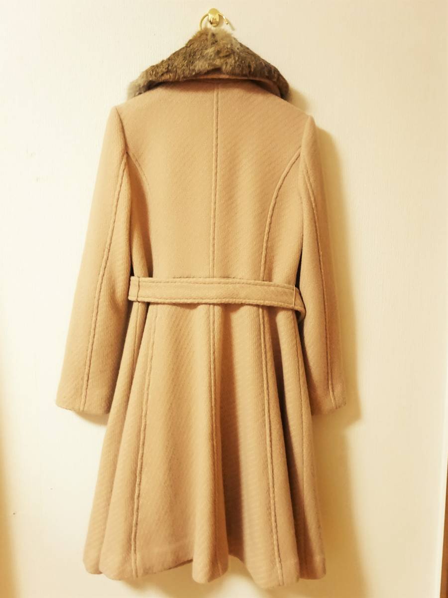 美品！ジルスチュアート JILL STUART ウールロングコート ラビット 