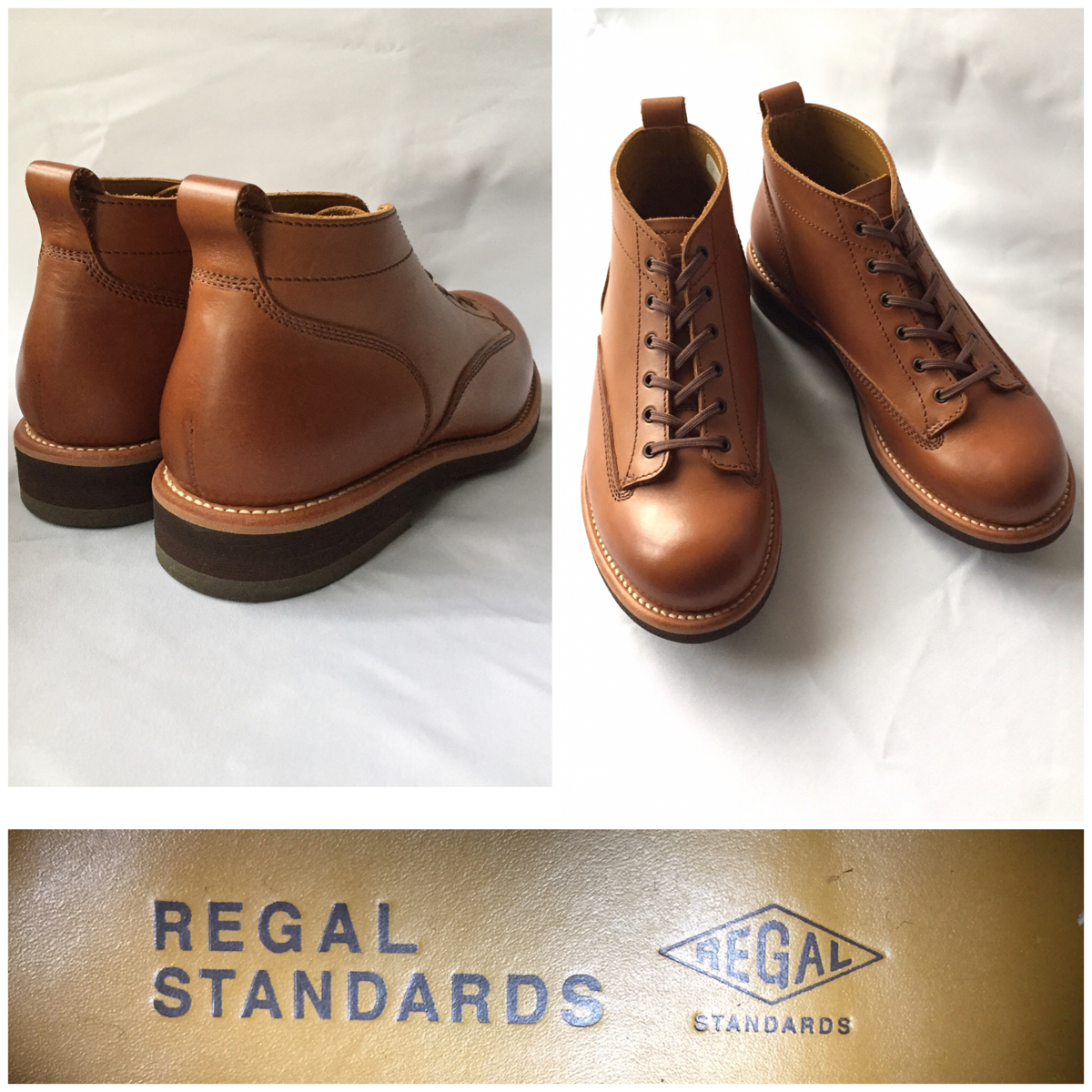 未使用品◇REGAL リーガル ショート ブーツ メンズ 25 レザー シューズ 