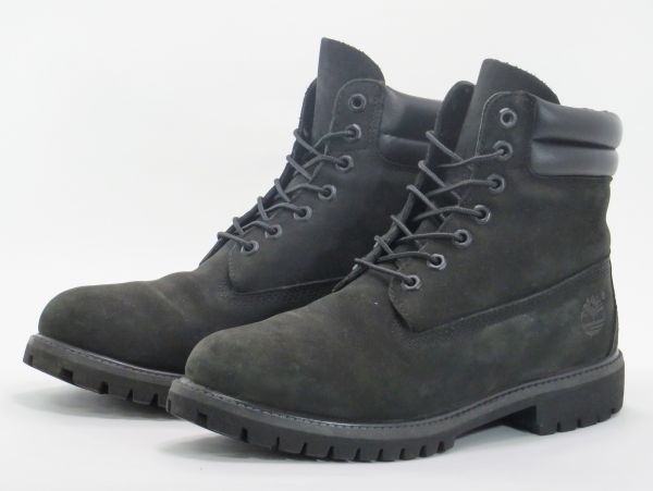 Timberland 6インチ ブーツ ブラック 【27.0】73541 美品 定価2万円 ☆限定/美品☆ Timberland 6 IN DOUBLE COLLAR BOOT 27.5