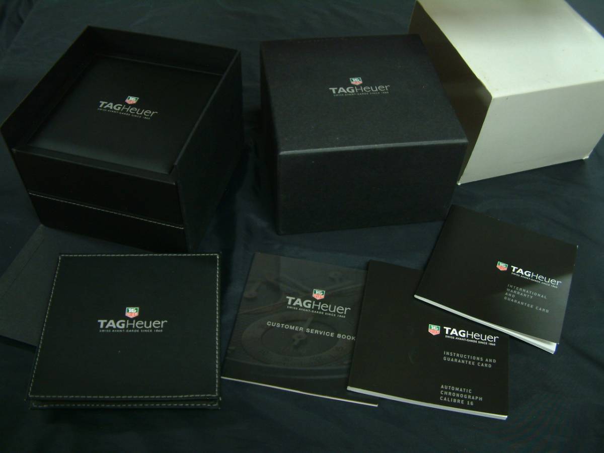 □本物TAG Heuer時計用BOX&付属品一式□タグホイヤー箱.ケース 外 