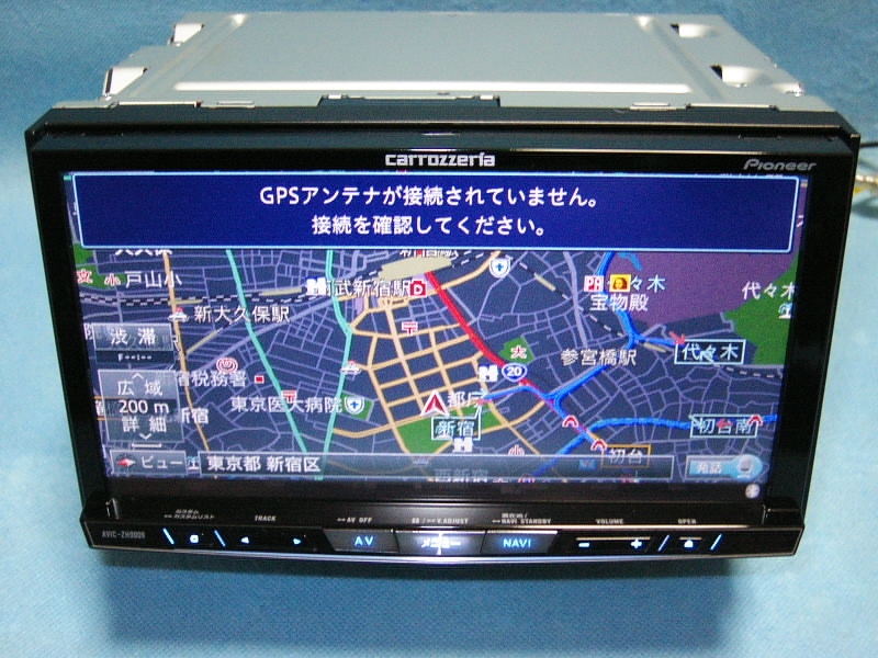 カロッツェリア AVIC-ZH09CS HDDナビ　クルーズスカウター付 ジャンク！ カロッツェリア HDDナビ AVIC-ZH0009CS クルーズスカウター