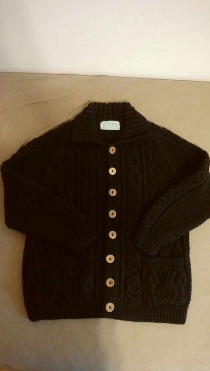 インバーアラン　3Aニット　ブラック　サイズL位