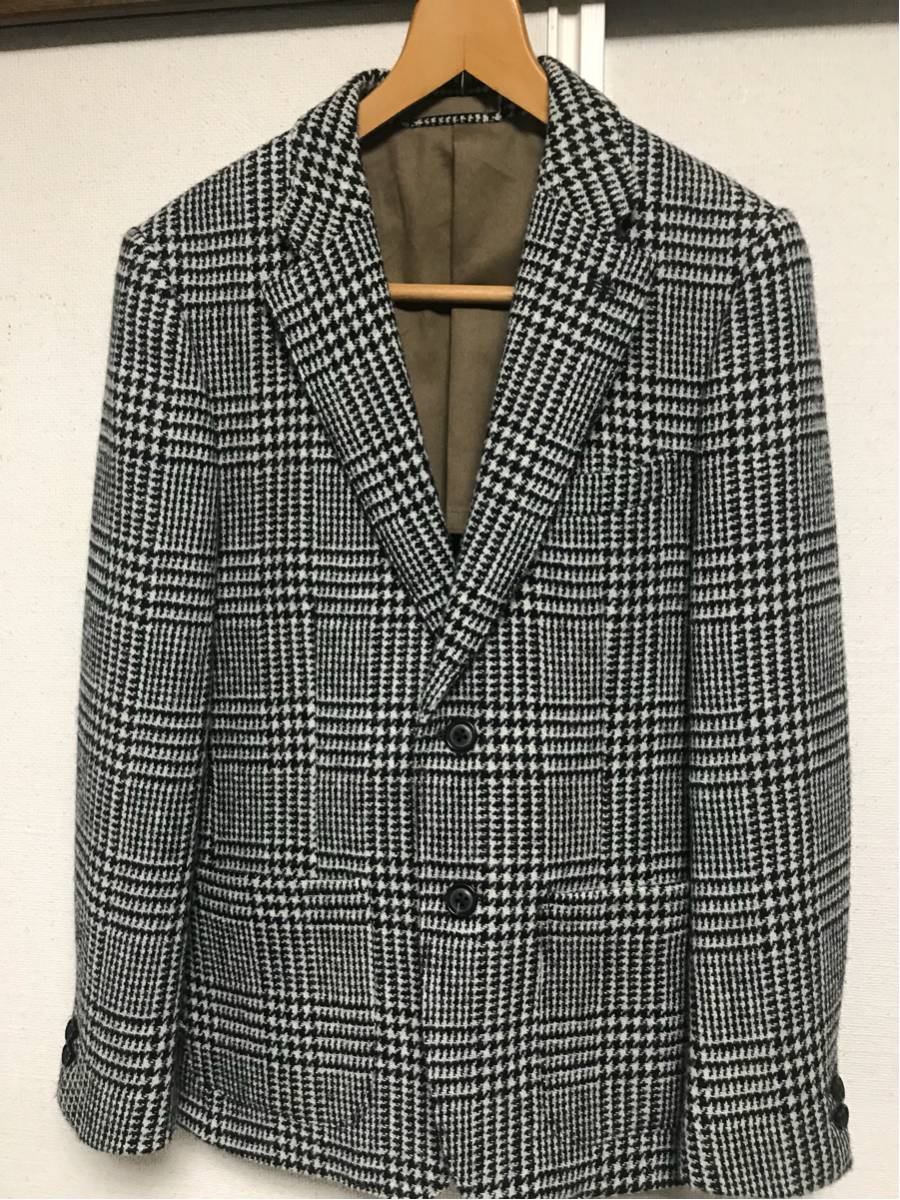 ★ジャーナルスタンダードtrisect　ハリスツイード　別注　グレンチェック　ツイードジャケット　Ｓサイズ相当★新品