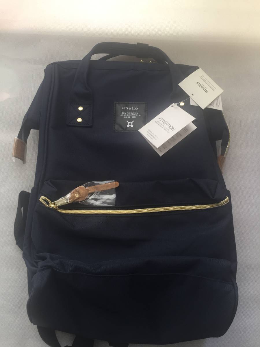 ANELLO アネロ　デイパック　カモフラージュ　リュック ネイビー