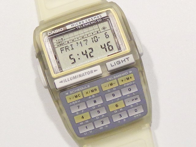 データバンク CASIO カシオ DBC-63 スケルトン レア 希少 デジタル