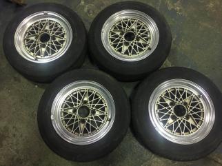 5J-12インチ SSR メッシュ アルミホイール ＆ タイヤ セット ローバー 