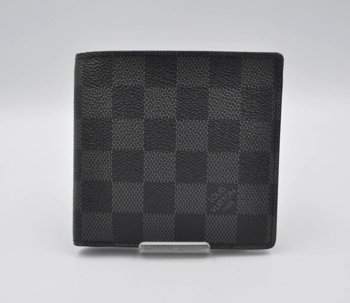 【✨美品✨】ルイヴィトン 折り財布 ダミエグラフィット ポルトフォイユ マルコ S1265】 Louis Vuitton ルイ・ヴィトン ポルトフォイユ マルコ 二