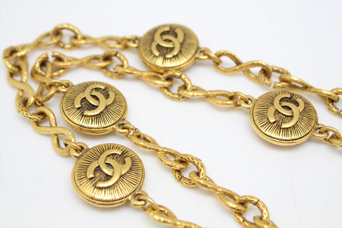 CHANEL シャネル ココマーク ヴィンテージ ネックレス ゴールド CHANEL シャネル ココマーク ヴィンテージ ネックレス ゴールド