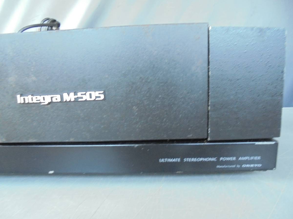 ONKYO オンキョー Integra M-505 通電のみ (1811)