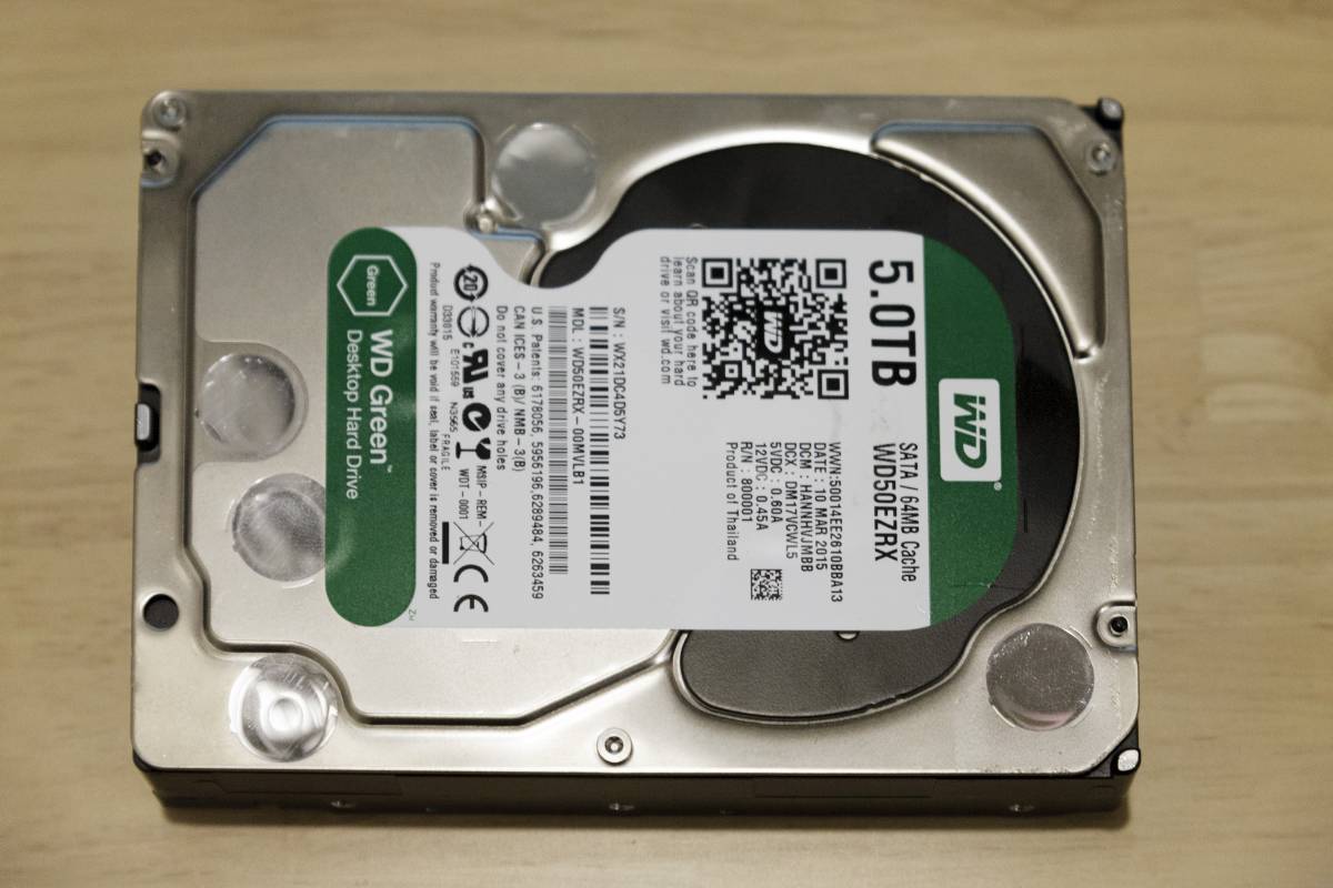 【内蔵HDD】WESTERN DIGITAL ウェスタンデジタル WD GREEN 5TB WD50EZRX