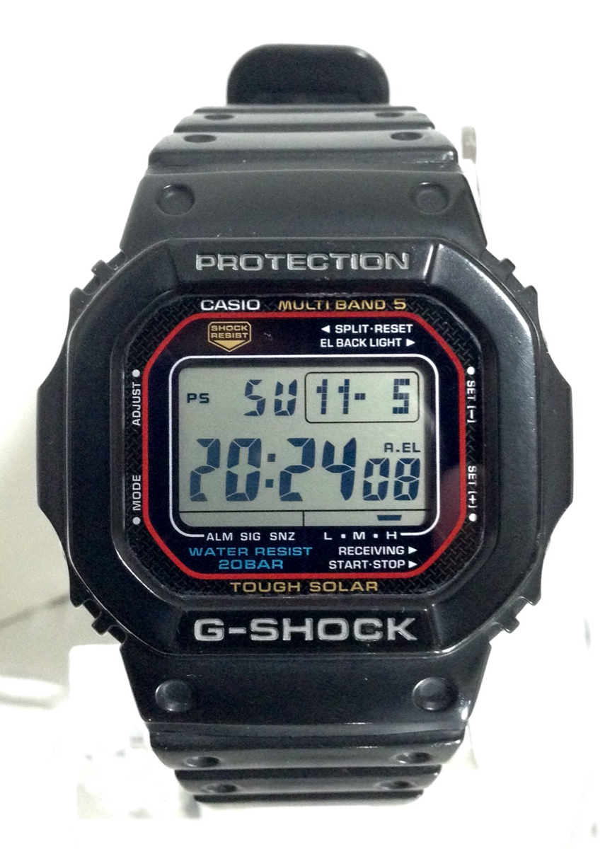 【中古】カシオ G-SHOCK Gショック タフソーラー 電波受信 電波ソーラー マルチバンド6 Bluetooth搭載 腕時計 GMW-B5000-1JF CASIO G-SHOCK カシオ
