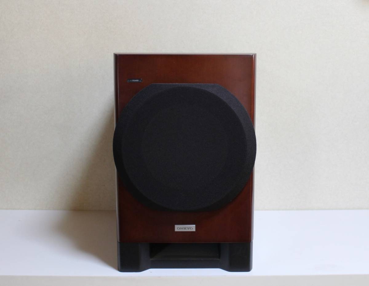 【美品】ONKYO オンキョー アンプ内蔵サブウーファー システム SL-A250 音響
