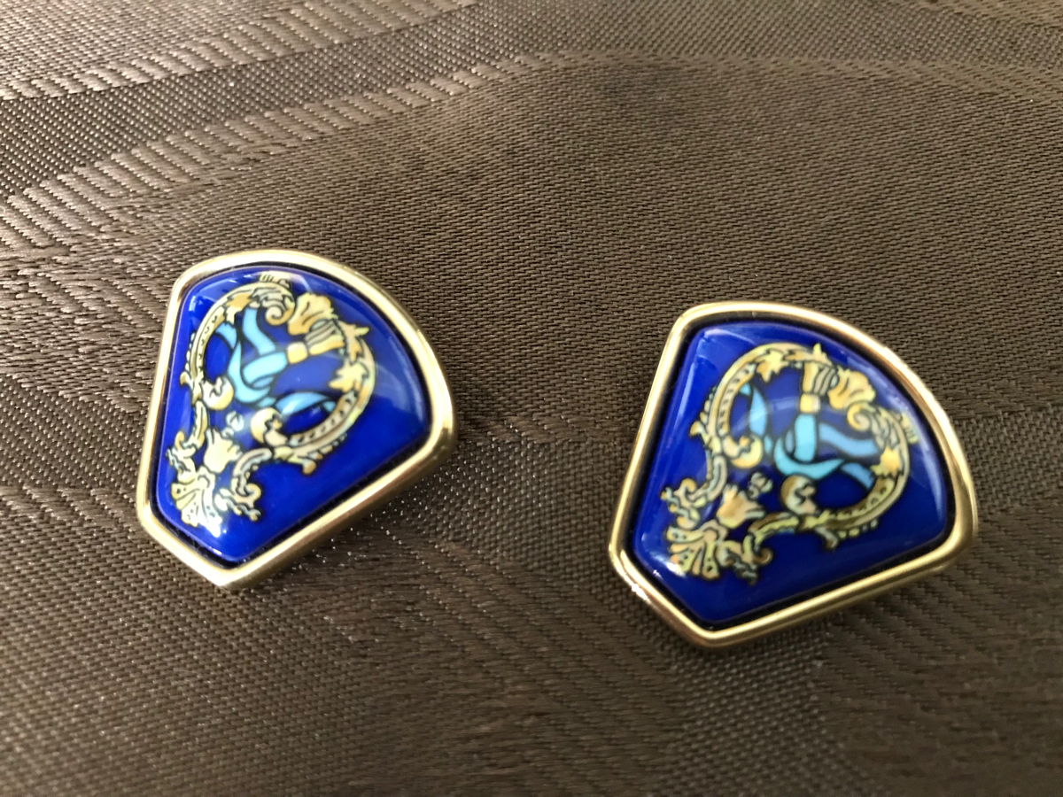 エルメス エマイユイヤリング