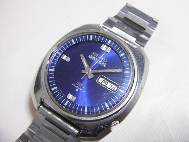 セイコー SS 5アクタス デイデイト - SEIKO 5ACTUS 青文字盤 希少