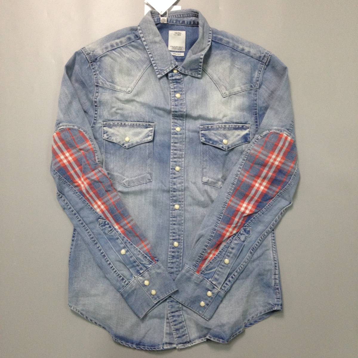 美品未使用 ■VISVIM ビズビム ALBACORE DAMAGED デニム 男性用 シャツ サイズ：2