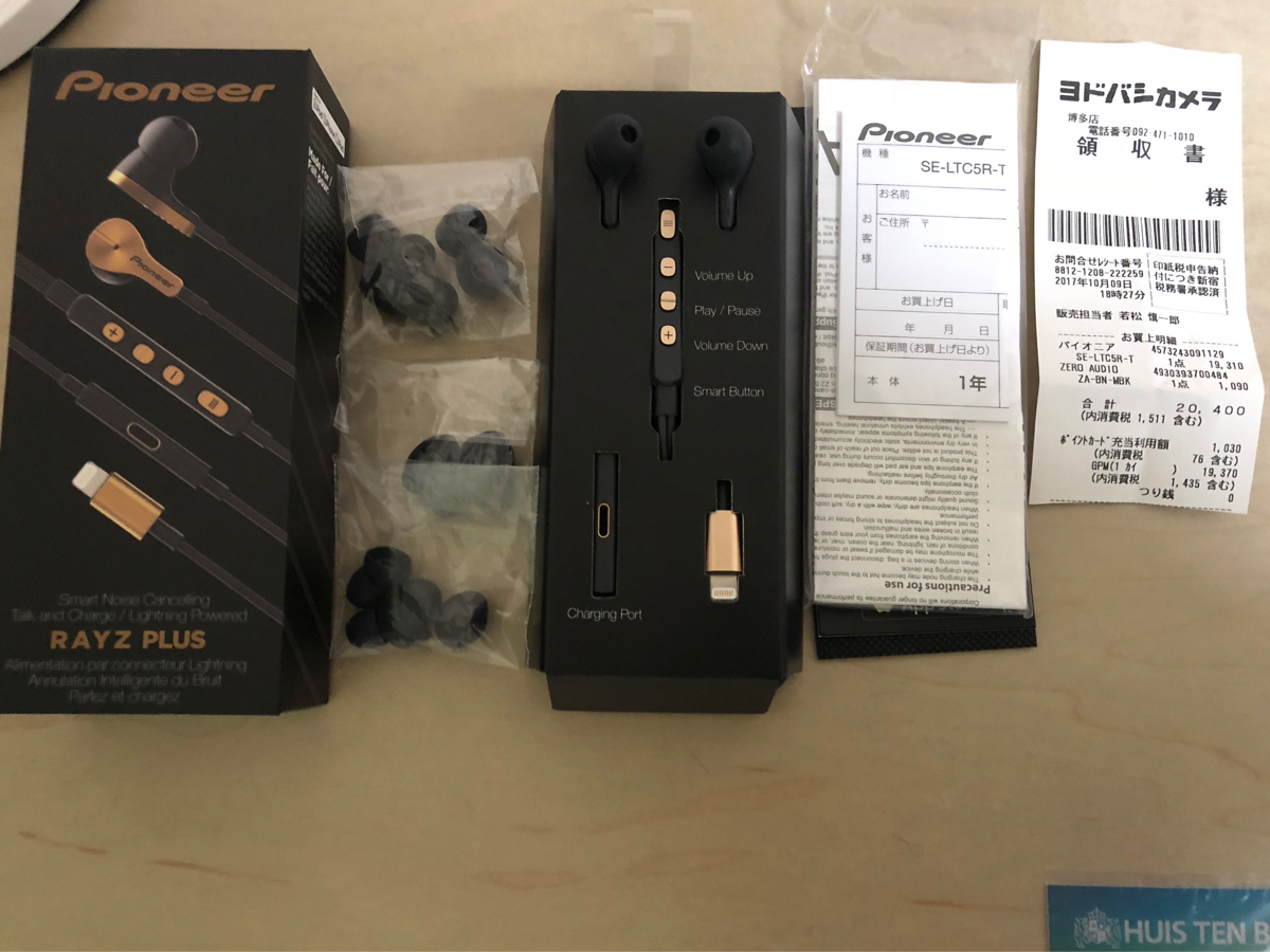 Rayz Plus Pioneer Lightning Earphones you Noise – Pioneer's