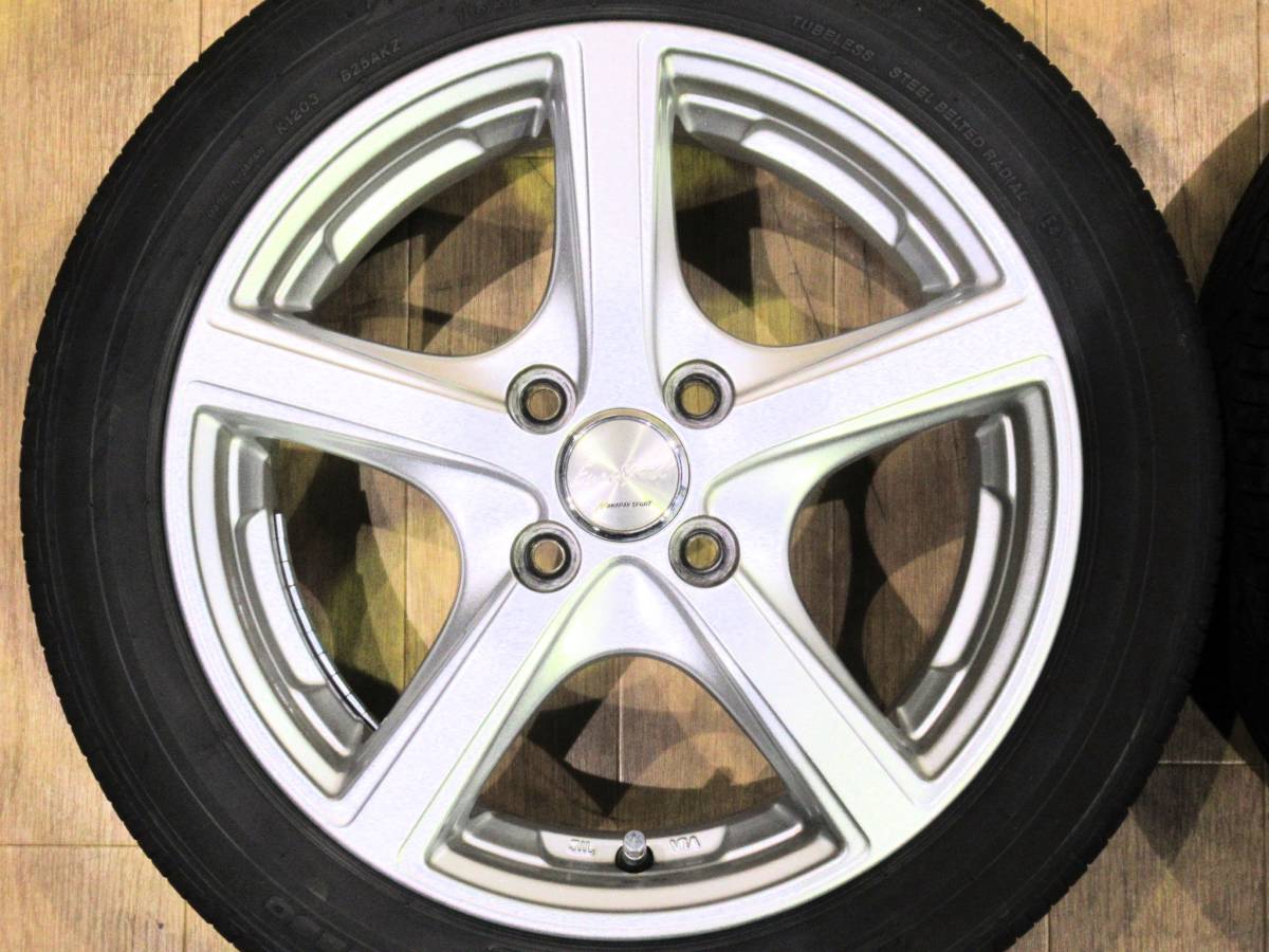日産純正 キューブなど アルミホイール＋ほぼ新品タイヤ 175⁄60R15 4本 