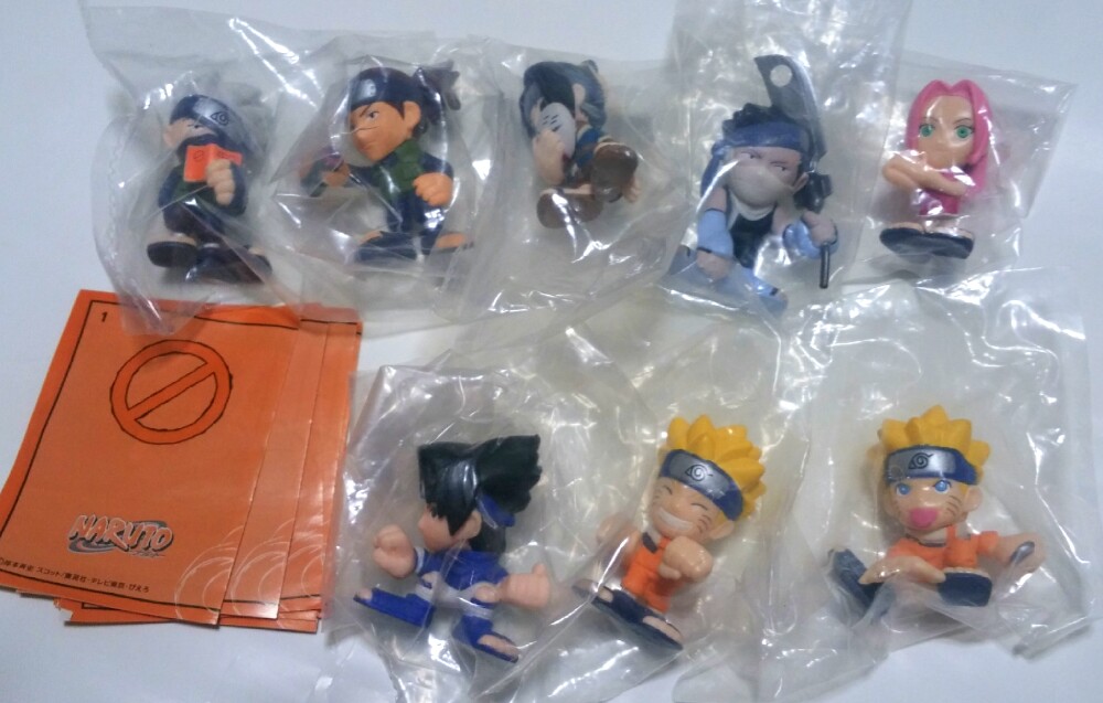 入手困難！激レア！NARUTO ナルトパラダイス 食玩 全8種 フィギュア