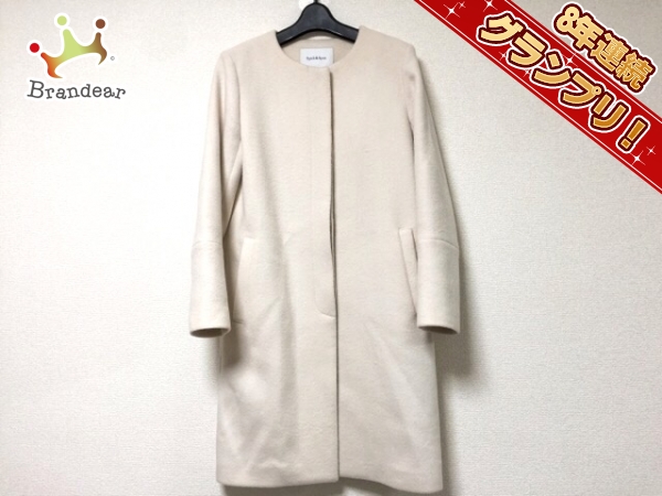 スピック&スパン Spick&Span コート サイズ38 M アイボリー レディース 