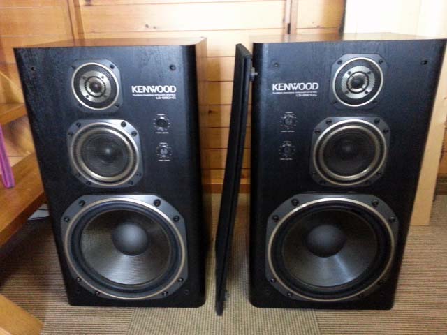 引取限定KENWOOD LS-990HG スピーカー ペア 音響機材 オーディオ