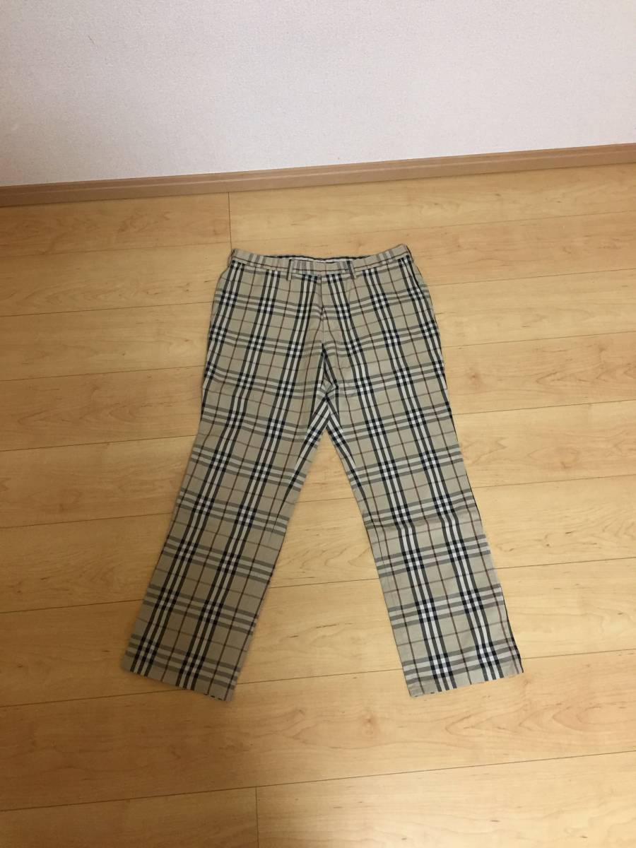 バーバリーブラックレーベルチェックパンツ79