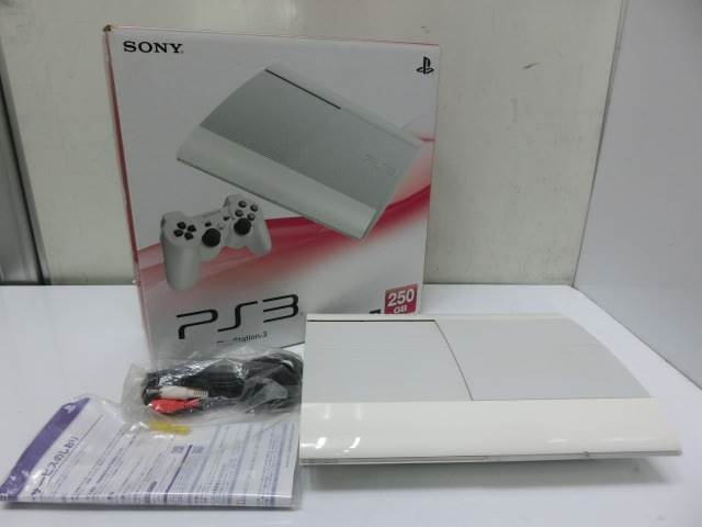 b3747 SONY PlayStation3 PS3 本体 250GB CECH-4200B LW クラシック ホワイト 中古