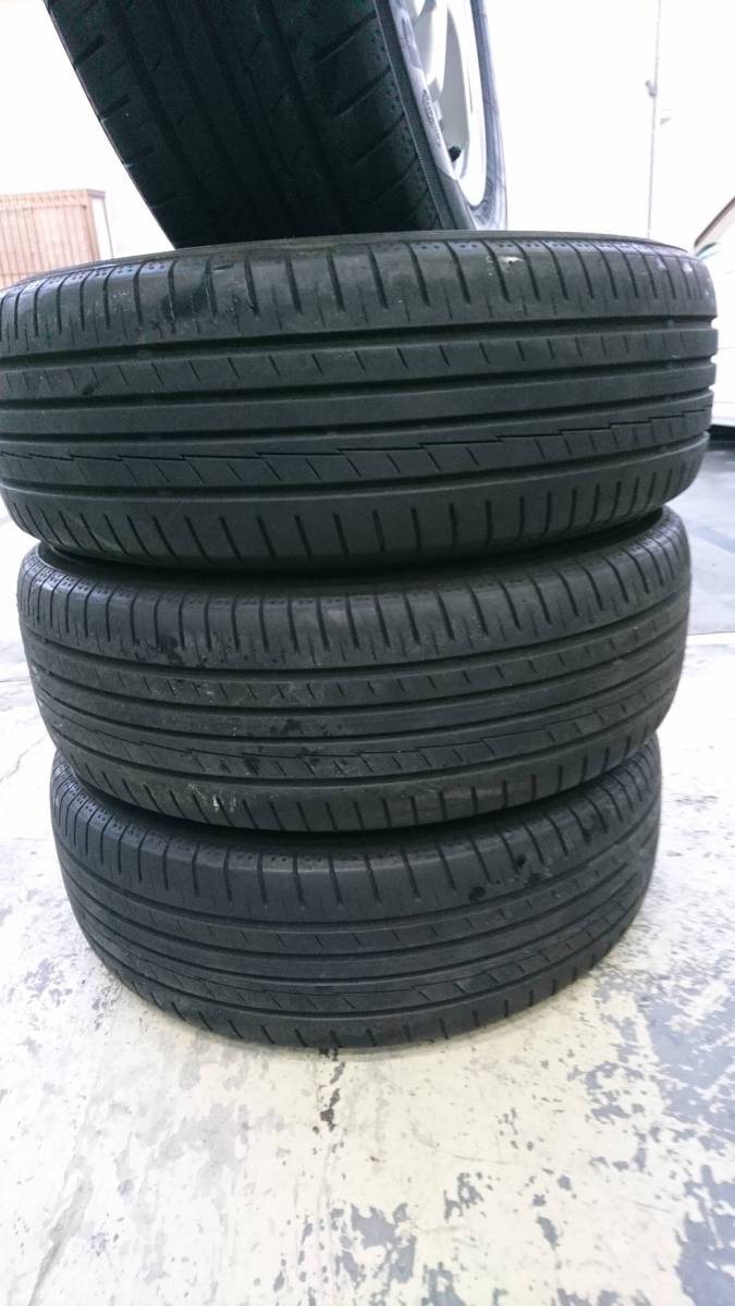 ヨコハマ　約８部山　ブルーアースA　195/65Ｒ15　４本セット　中古でも安心　