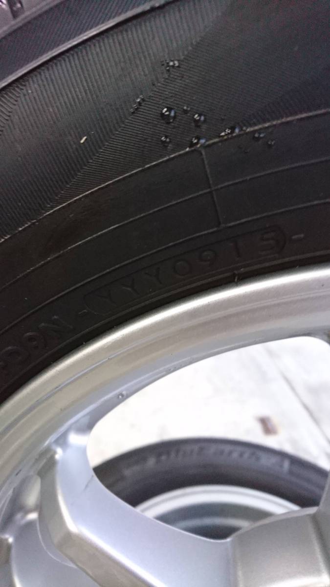 ヨコハマ　約８部山　ブルーアースA　195/65Ｒ15　４本セット　中古でも安心　