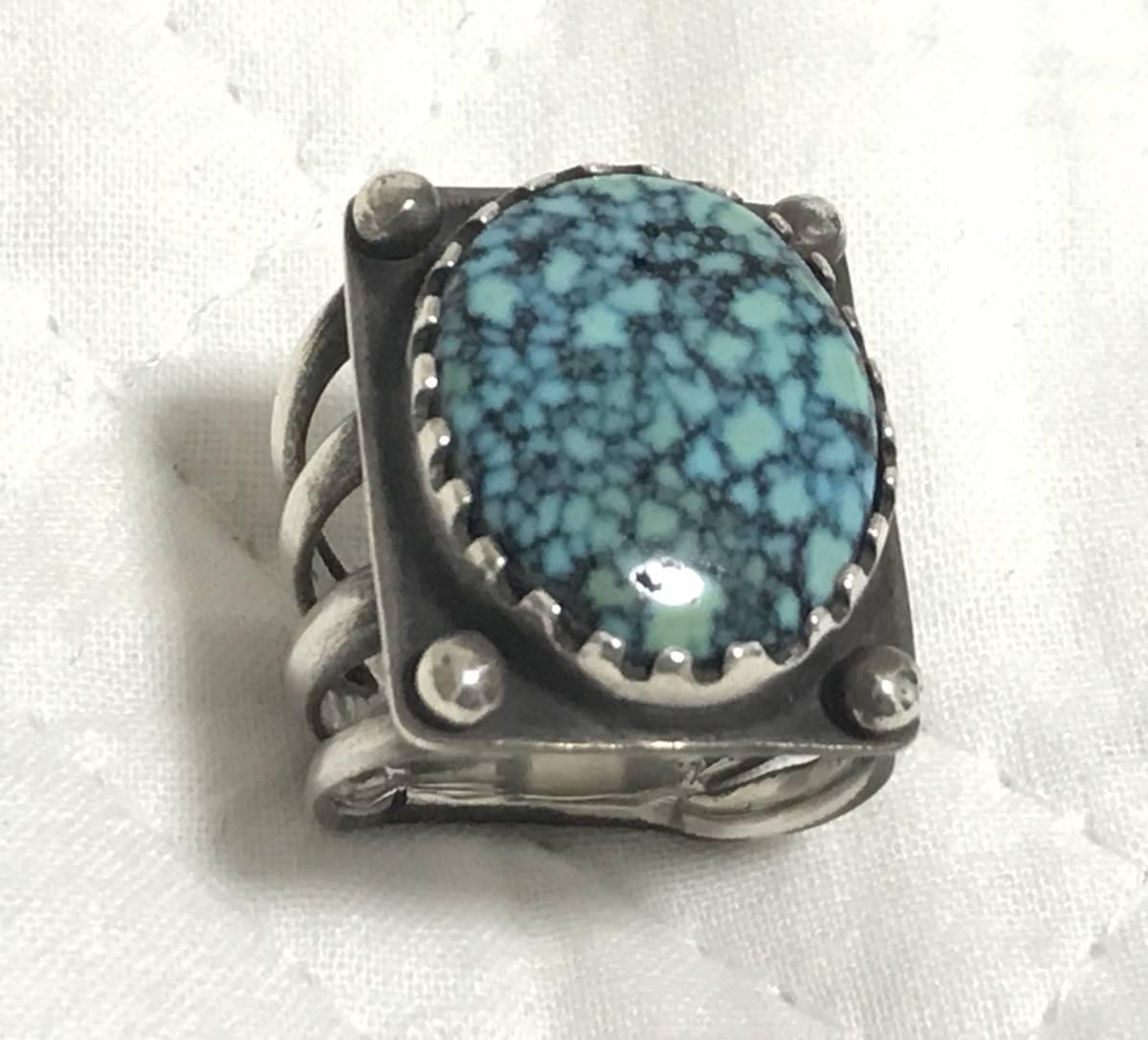 Ernie Lister アーニーリスター キングマン リング ナバホ インディアンジュエリー ターコイズ Perry Shorty Marco Begaye