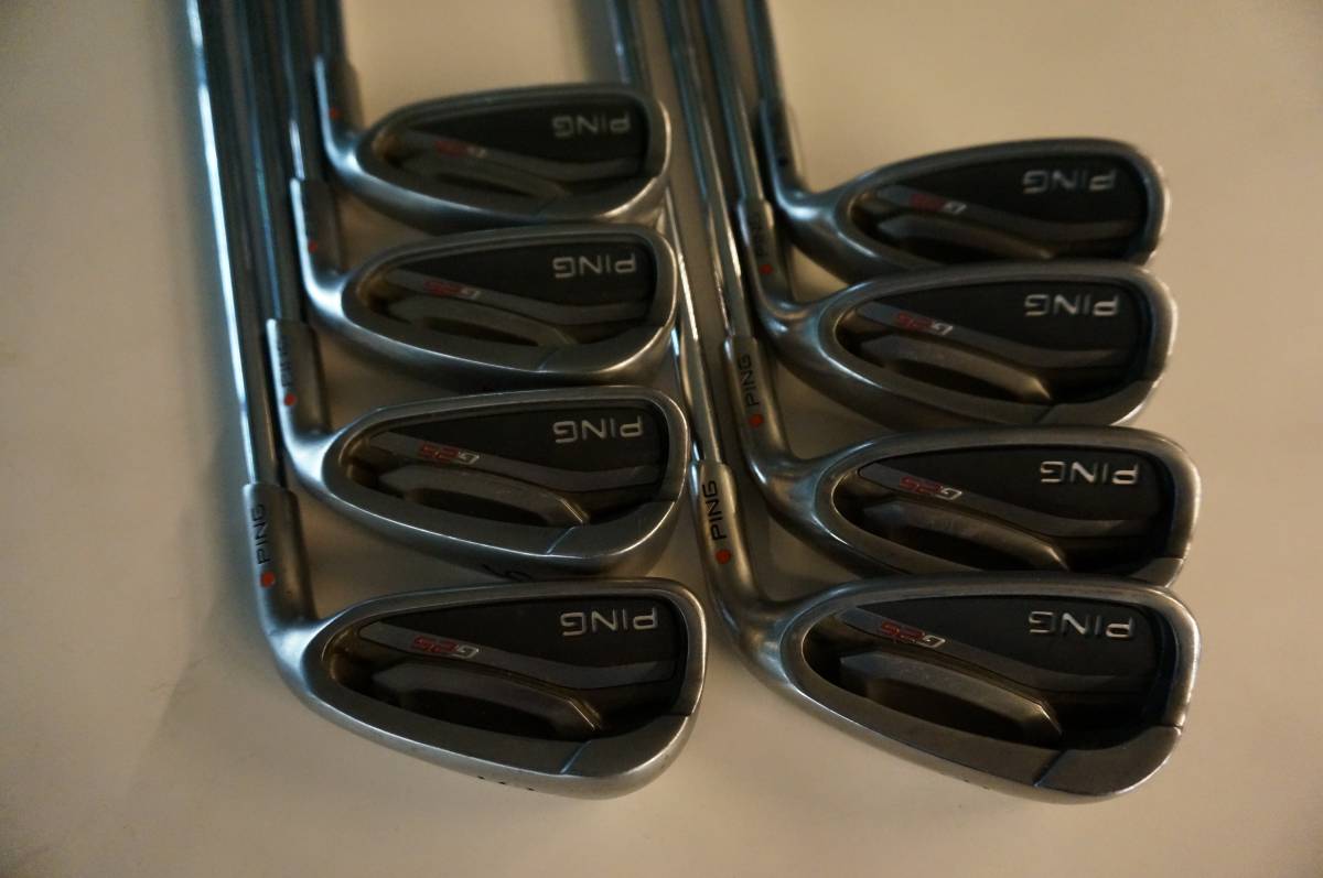 PING G25 8本 オレンジ 5～S CFSスチールS G25 PING ピン 8本5