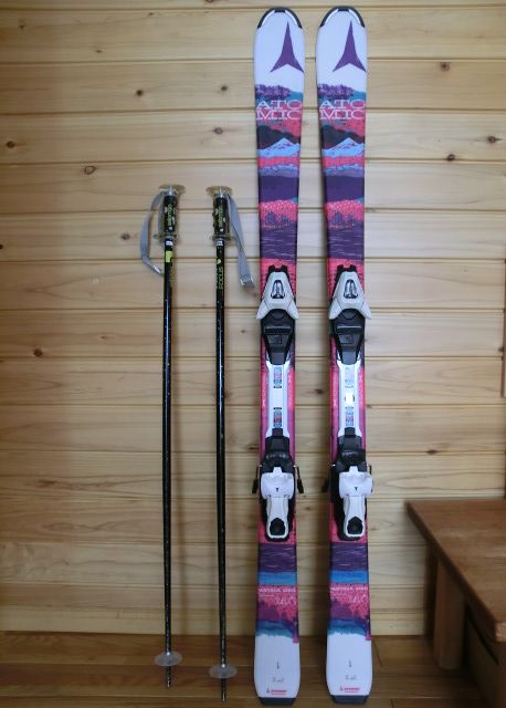 ★ATOMIC アトミック ジュニアスキー＜2016＞VANTAGE GIRL 3 + XTE 045 140cm Salmonストック付き★