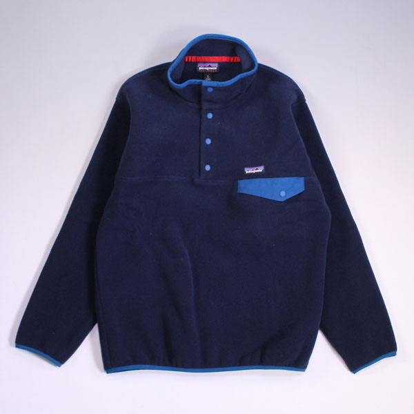 極美品 17aw Patagonia Synch Snap-T P/O S Navy Blue パタゴニア スナップT ネイビー ブルー 【1円スタート】