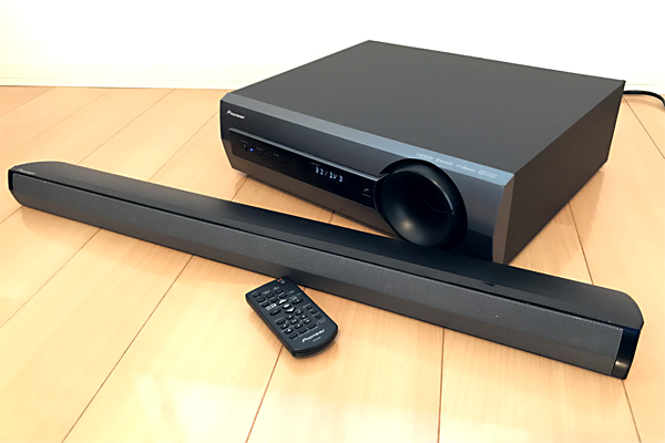 Pioneer HTP-SB550 バースピーカー ホームシアターシステム リモコン付