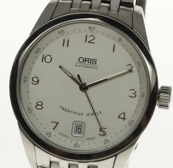 ORIS】オリス クラシック 7505 裏スケ SS 自動巻き メンズ腕時計 