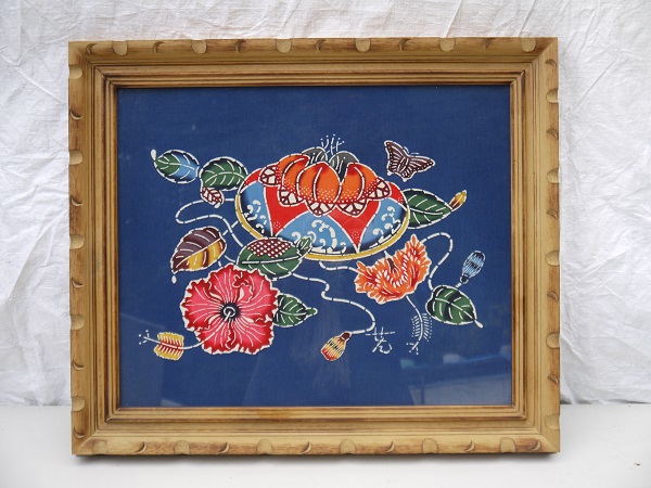 びんがた 紅型 沖縄伝統工芸品 絵画 額装 【公式通販】