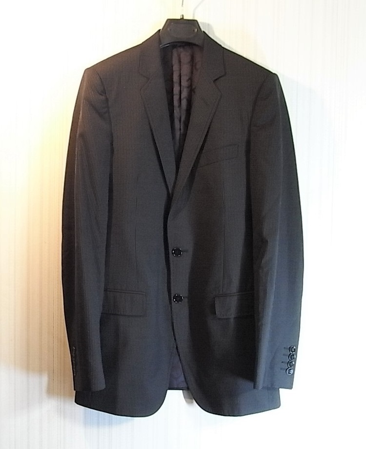 size44☆良品☆ドルチェ＆ガッバーナ MARTINI シルク混２釦ジャケット