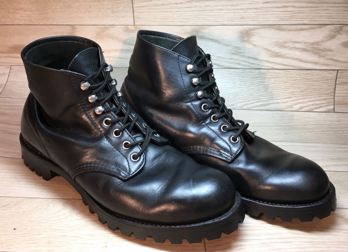 RED WING #8165 カスタム US9.0D (27.0～27.5) 刺繍羽タグ プレーン 