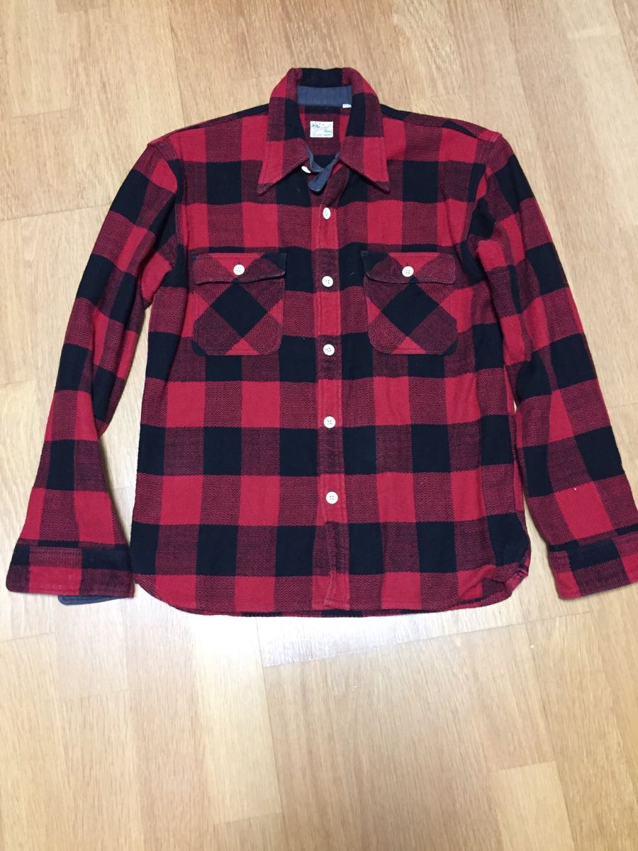 フラットヘッド THE HEAD FLAT ヘビーネルシャツ - 38（M） 0