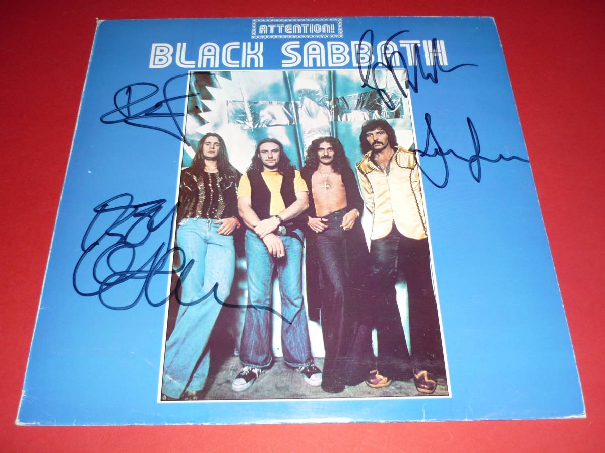 直筆サイン入り レコード BLACK SABBATH