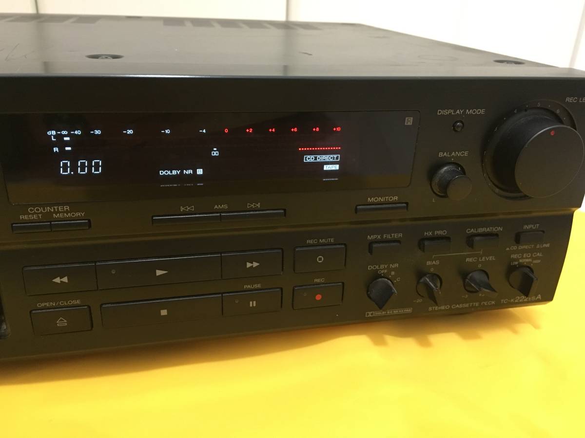 扉が開かないSONY製カセットデッキTC-K222ESJの修理とメンテナンス 
