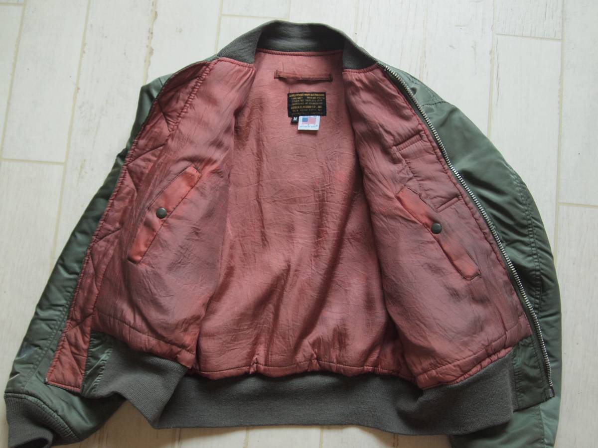 美品✨️AVIREX MA-1 40周年モデルMJ101 おもしろ リフレクター 光る2XL
