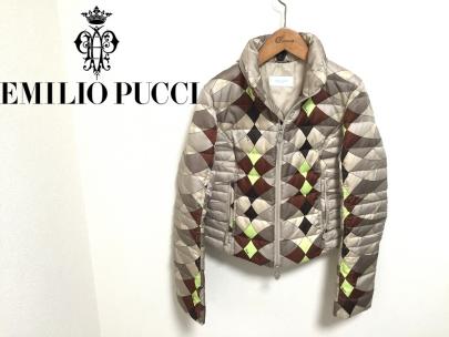 正規エミリオプッチ ダウンジャケット マルチカラー EMILIO PUCCI 