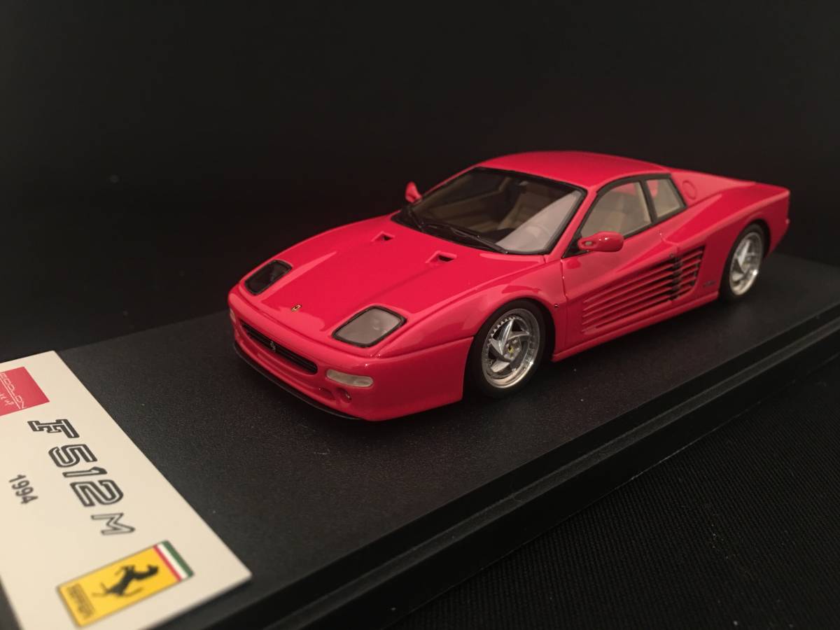 メイクアップ アイドロン 1/43 フェラーリ F512M 1994 レッド
