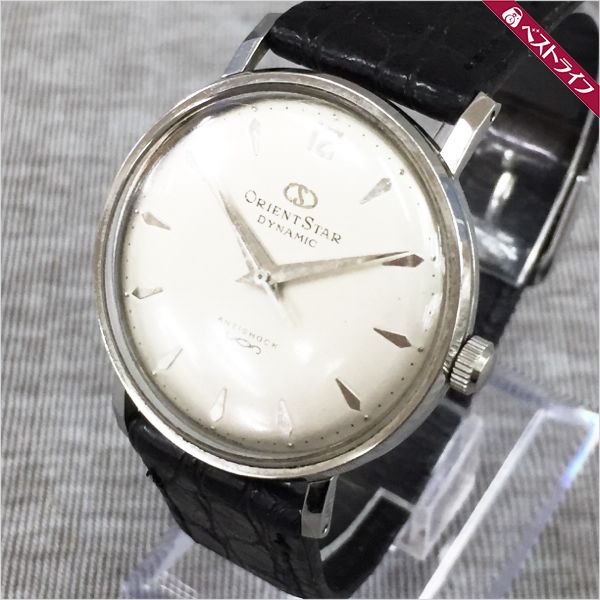 1円 本物 オリエント オリエントスター ダイナミック NW00-C1 B1 手巻き メンズ 時計 革ベルト【029】
